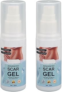 Stretch Marks Remover Scar Removal Gel, Vitamin E Stretch Massage Gel, Scar Removal Cream,Cream, 2Pcs Marks Remover 50ml Belly Cream Body Oil Cream