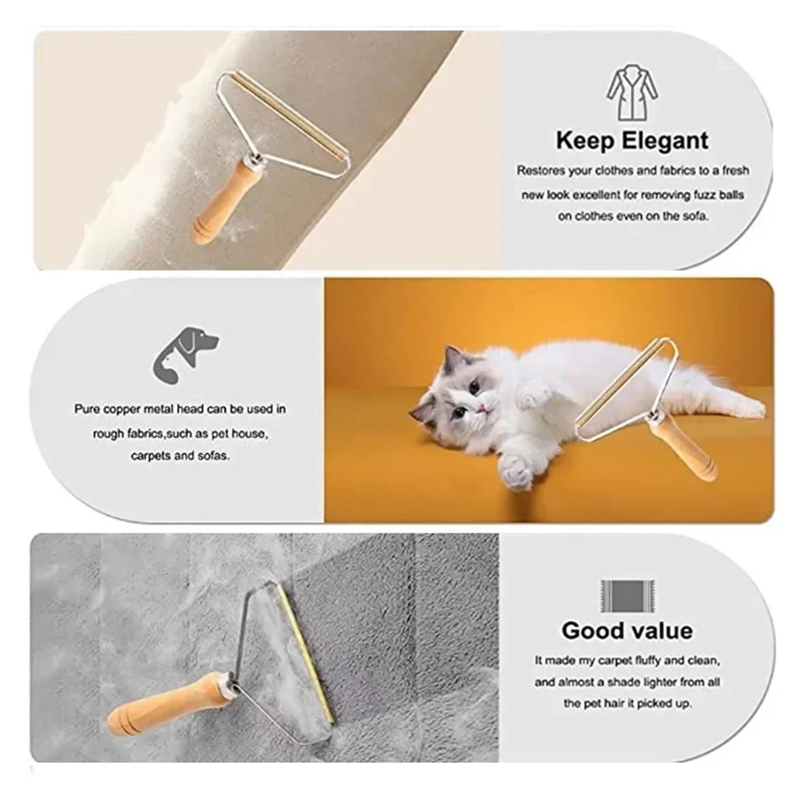 Rasoio Manuale For La Rimozione Dei Pelucchi, Spazzola For La Rimozione Dei Peli Di Animali, Spazzola For La Rimozione Dei Peli Di Tappeti, Lana, Cappotti, Vestiti, Pellet Di Pelucchi, Strumento Di Pu