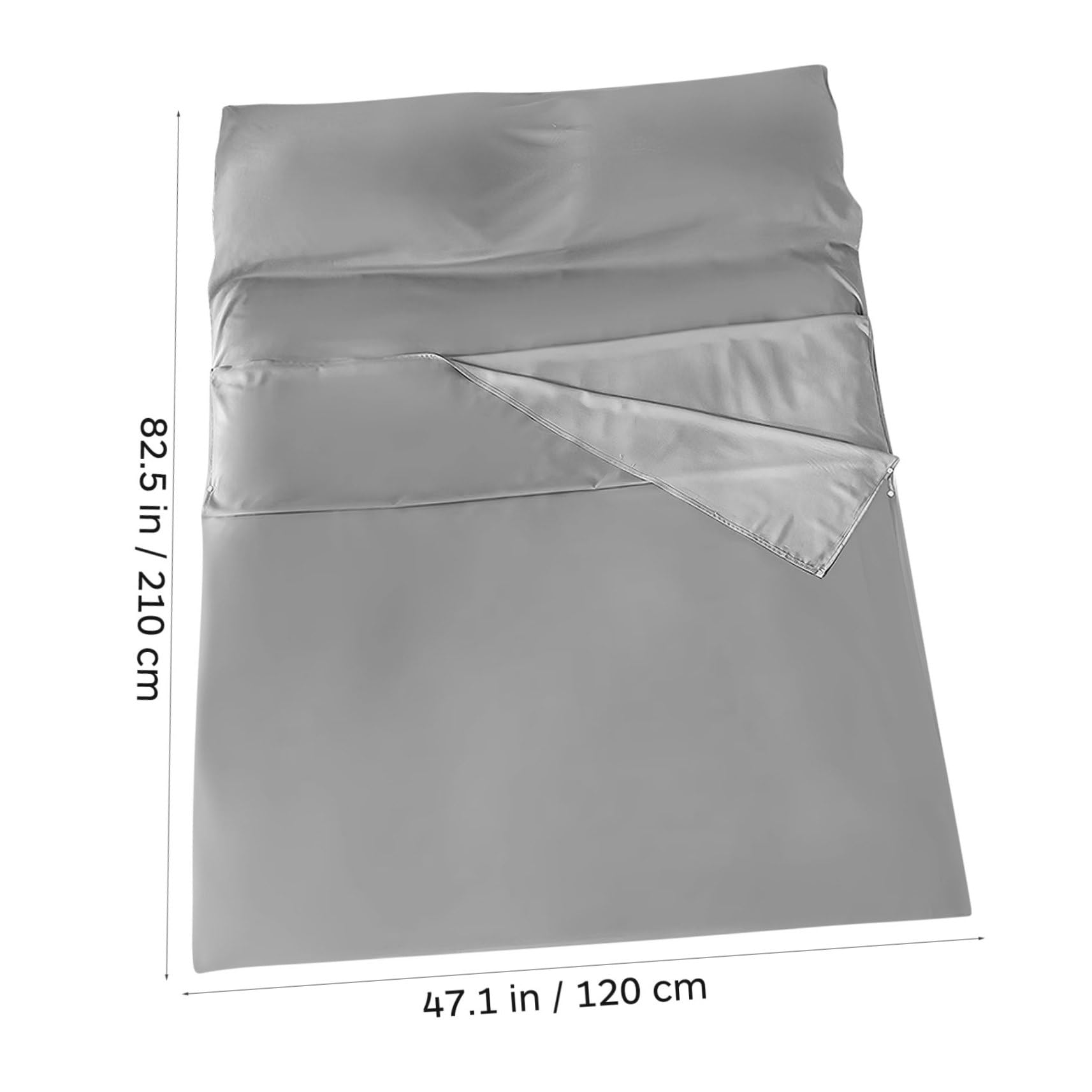 Reiseschlafsack mit Solidem Design Leichter Polyester Schlafsack Inlett Vielseitiger und Kompakter Schlafsack Sommerurlaub für Hotels für Hotel und Reise