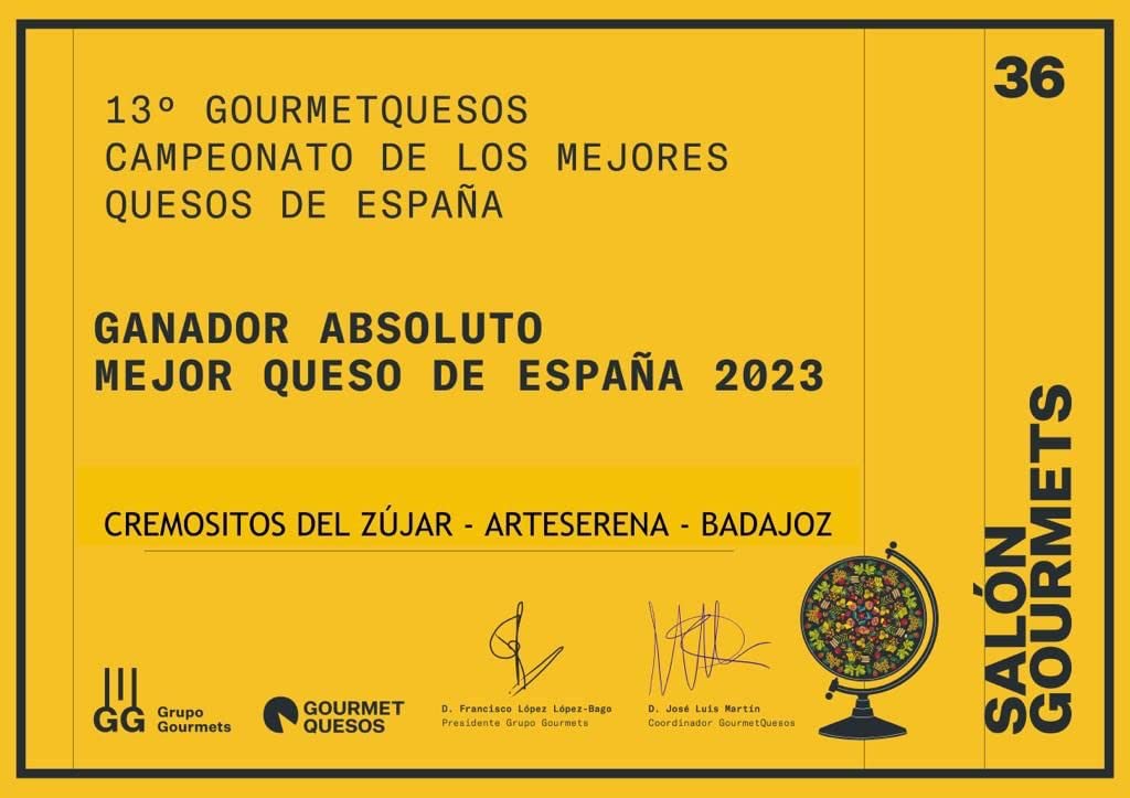 Pack 2 Quesos Torta Cremositos del Zújar “Segundo mejor queso del mundo 2016”