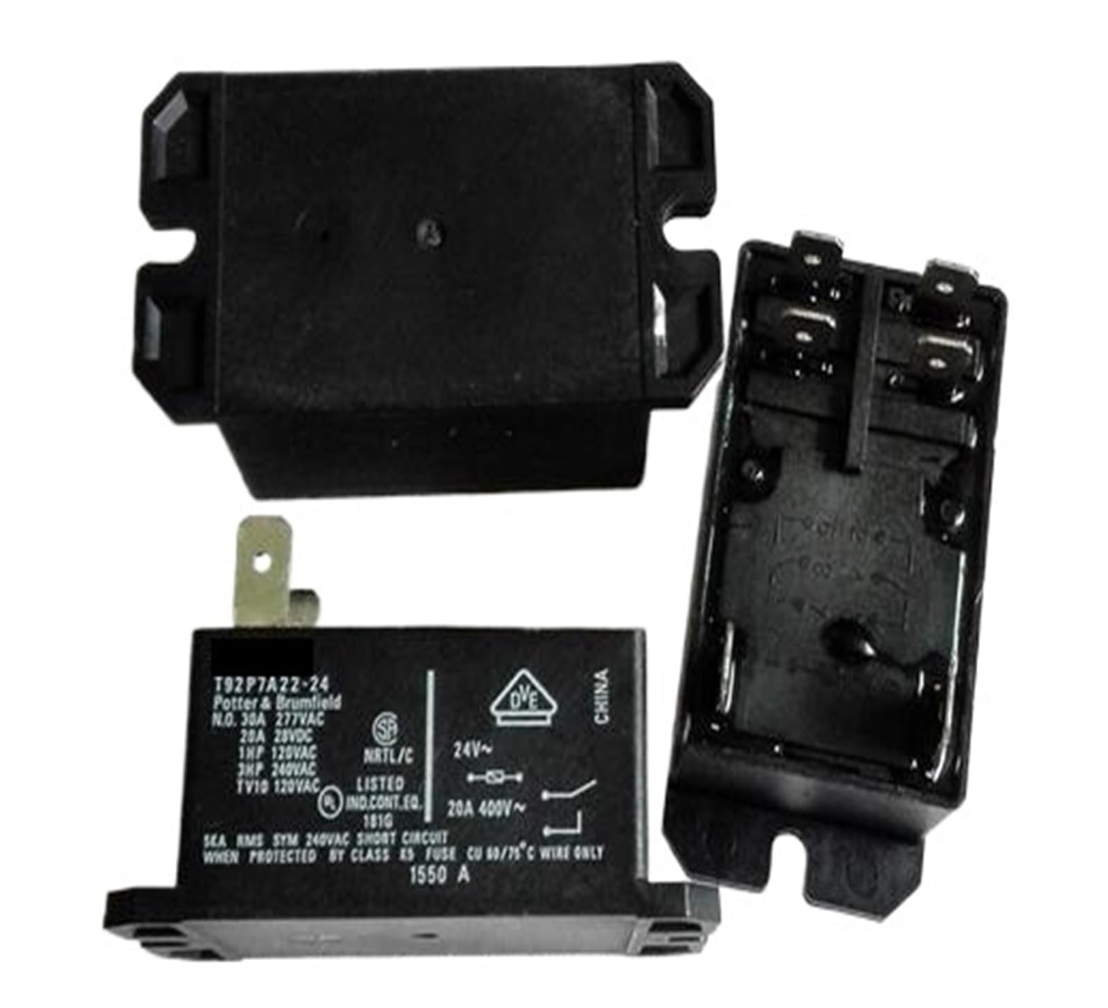 Relais T92P7A22-24 24 V CA commutateur bobine 24V pour automatisme