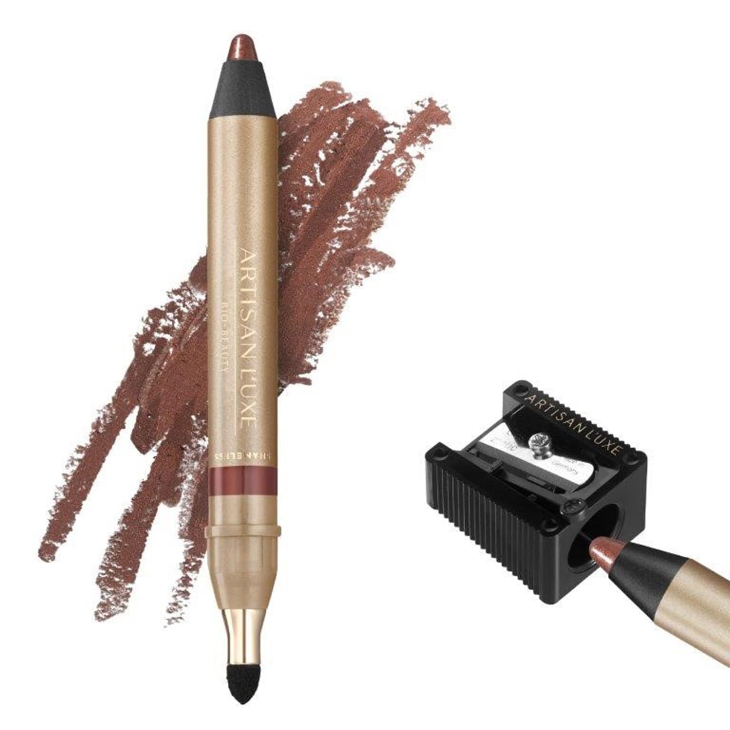 Artisan L'uxe Beauty Velvet Jumbo Eyeliner Pencil Smokey Eyes in 3 Minutes Water Proof, Smudge Proof, Long Lasting Age Defying Essential Oils (Shade: