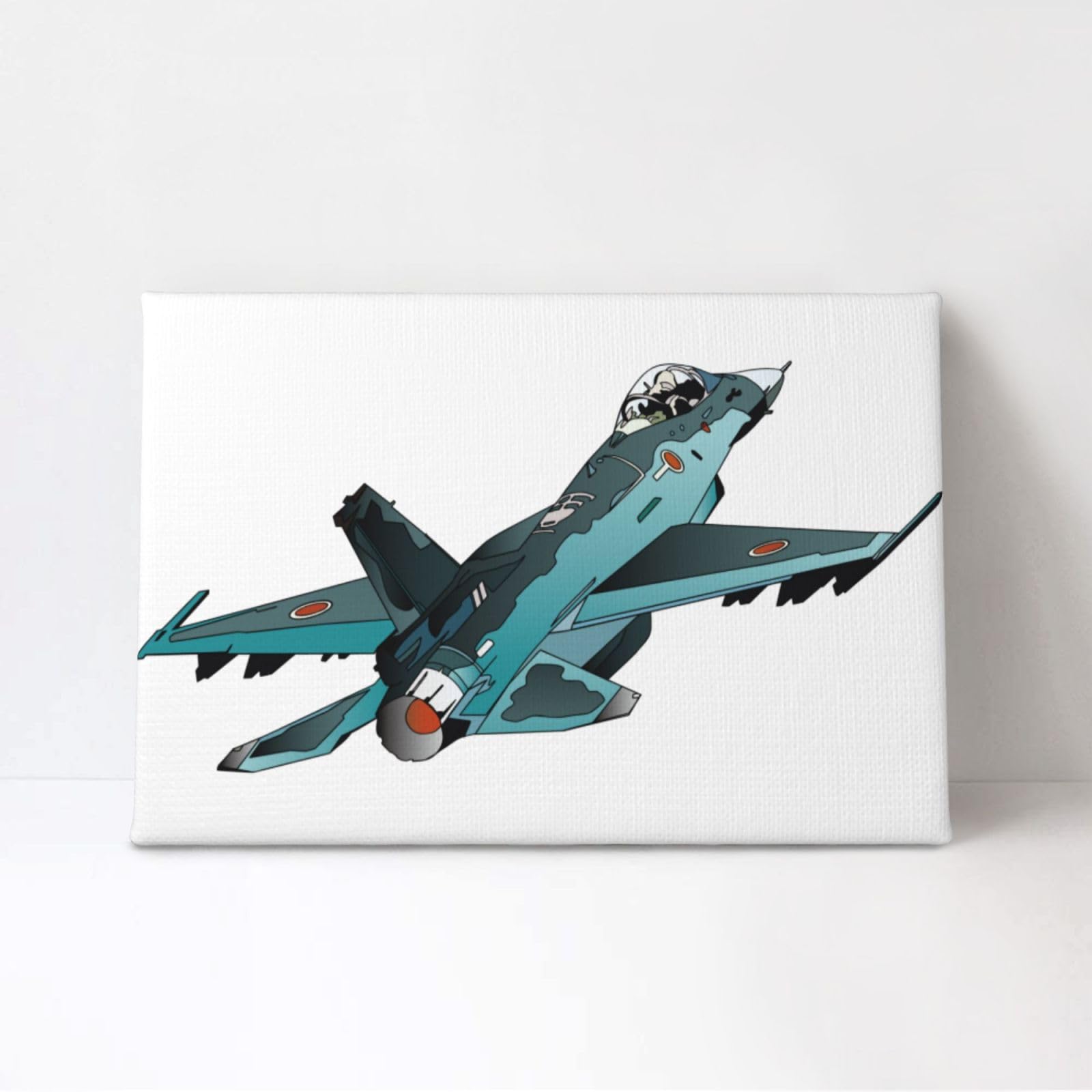 Amazon.co.jp: アートポスター フレーム 装飾画 F-2 戦闘機 アート