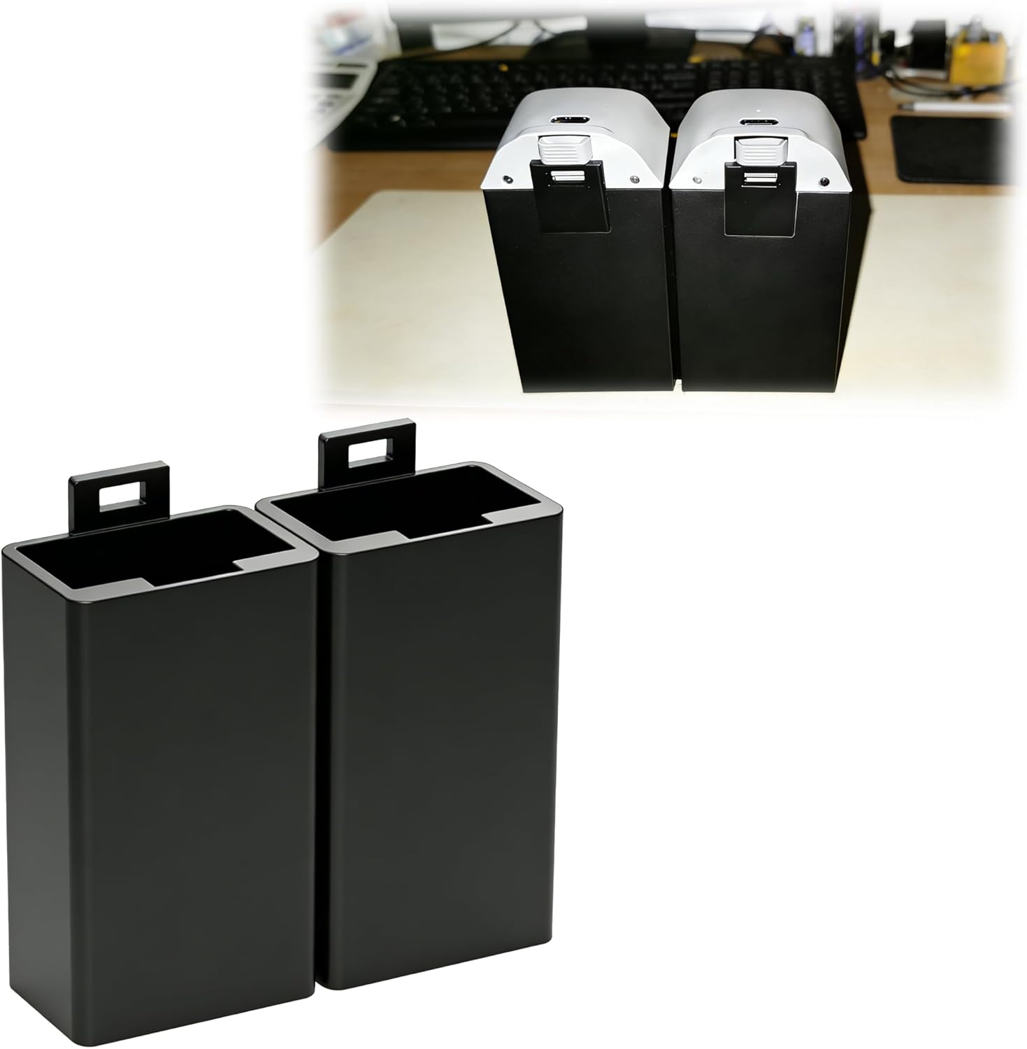Battery Holder Compatible with Potensic Atom 4K / SE and LT Holds up to 2,3 or 4 Batteries in Your Case for Convenient Travel and Storage (x4)