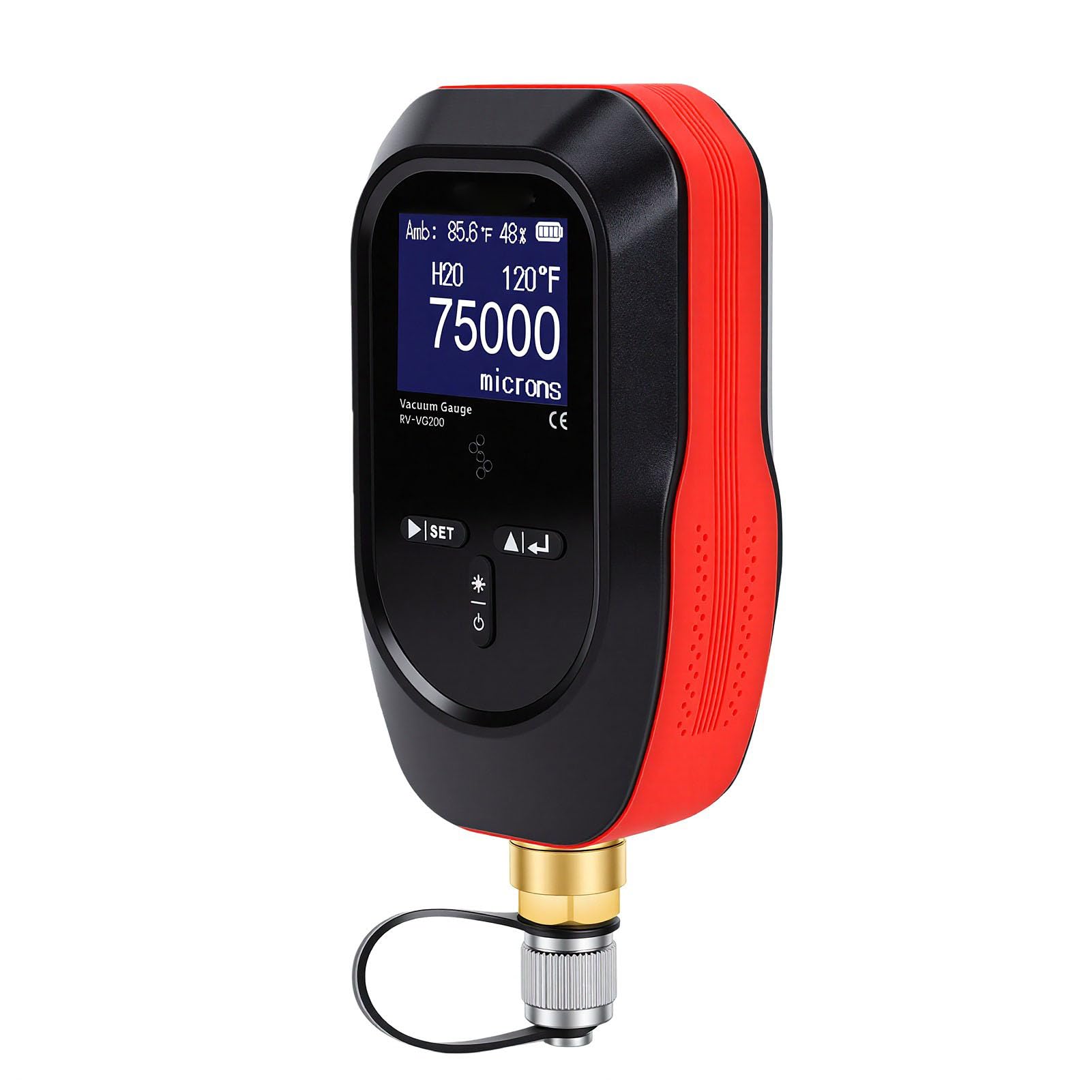 Medidor de Vacío Digital, Rango de 0-75000 Micrones