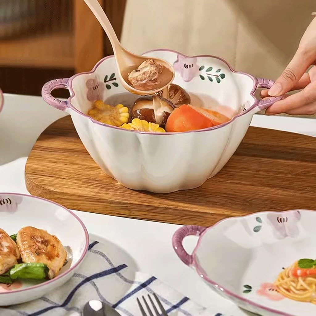 Ramen-Schüssel Küche Instant-Nudeln Schüssel Restaurant Geschirr Haushalt Keramik Reis Nudel Suppe