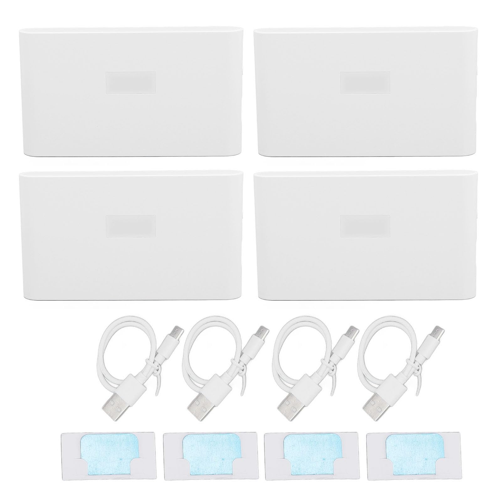 Fafeicy Luz Nocturna Magnética, Sensor de Movimiento e Iluminación de Doble Cara, Luz Nocturna Inalámbrica, Luz Cálida de 2700 K para Dormitorios, Escaleras y Pasillos