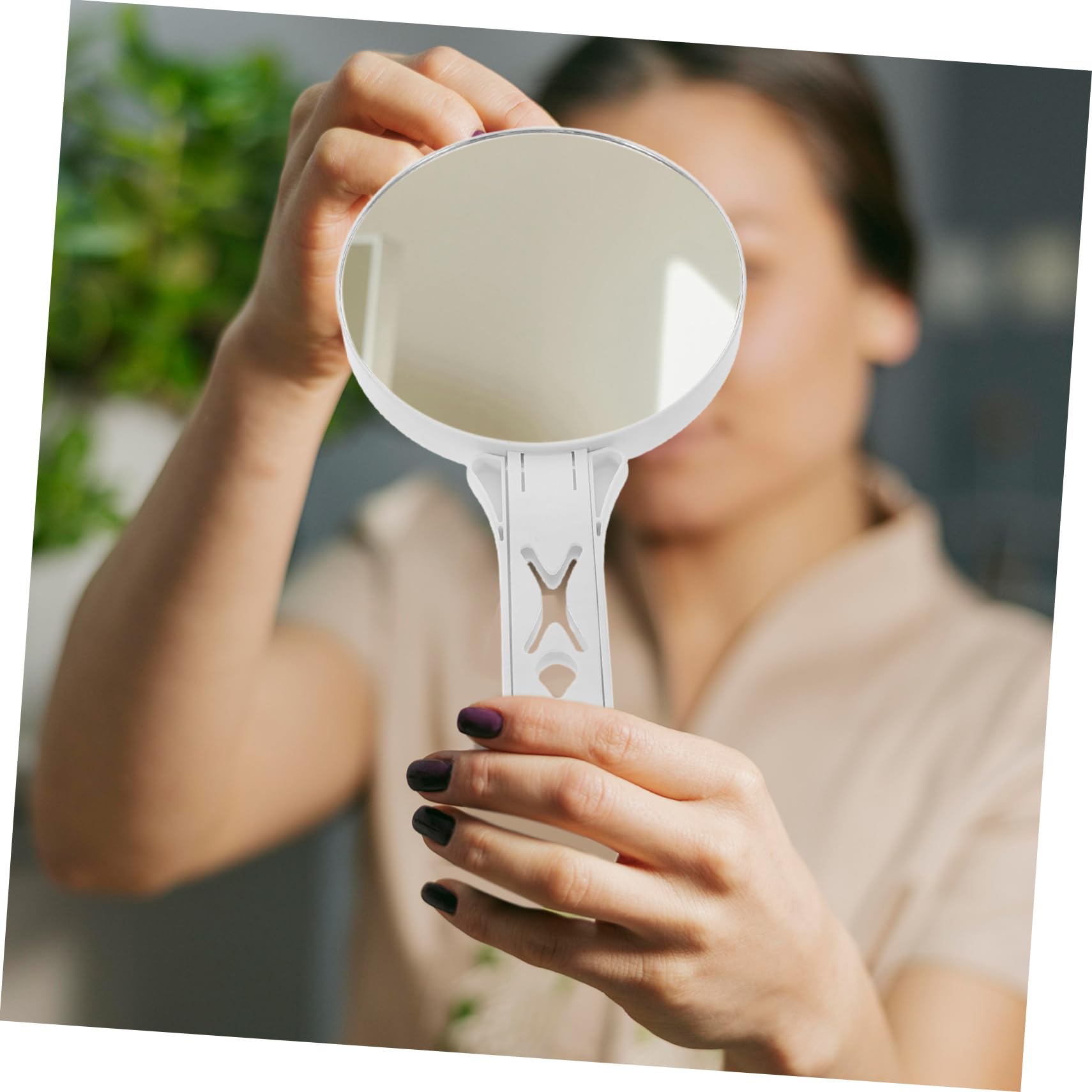 Ipetboom Specchio Trucco da Viaggio Pieghevole Abs Vetro 1x 20x