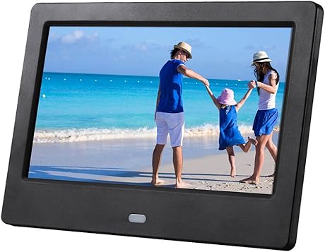 Tonysa Digitaler Bilderrahmen7 Zoll UltradAnnes 1024x600 LED BildschirmIPS Display Elektronischer Fotorahmen mit MusikFilmeUhrenKalender Funktion fAr ZuhauseBAro aEU-Stecker Tonysa Digitaler Bilderrahmen7 Zoll UltradAnnes 1024x600 LED BildschirmIPS Display Elektronischer Fotorahmen mit MusikFilmeUhrenKalender Funktion fAr ZuhauseBAro aEU-Stecker