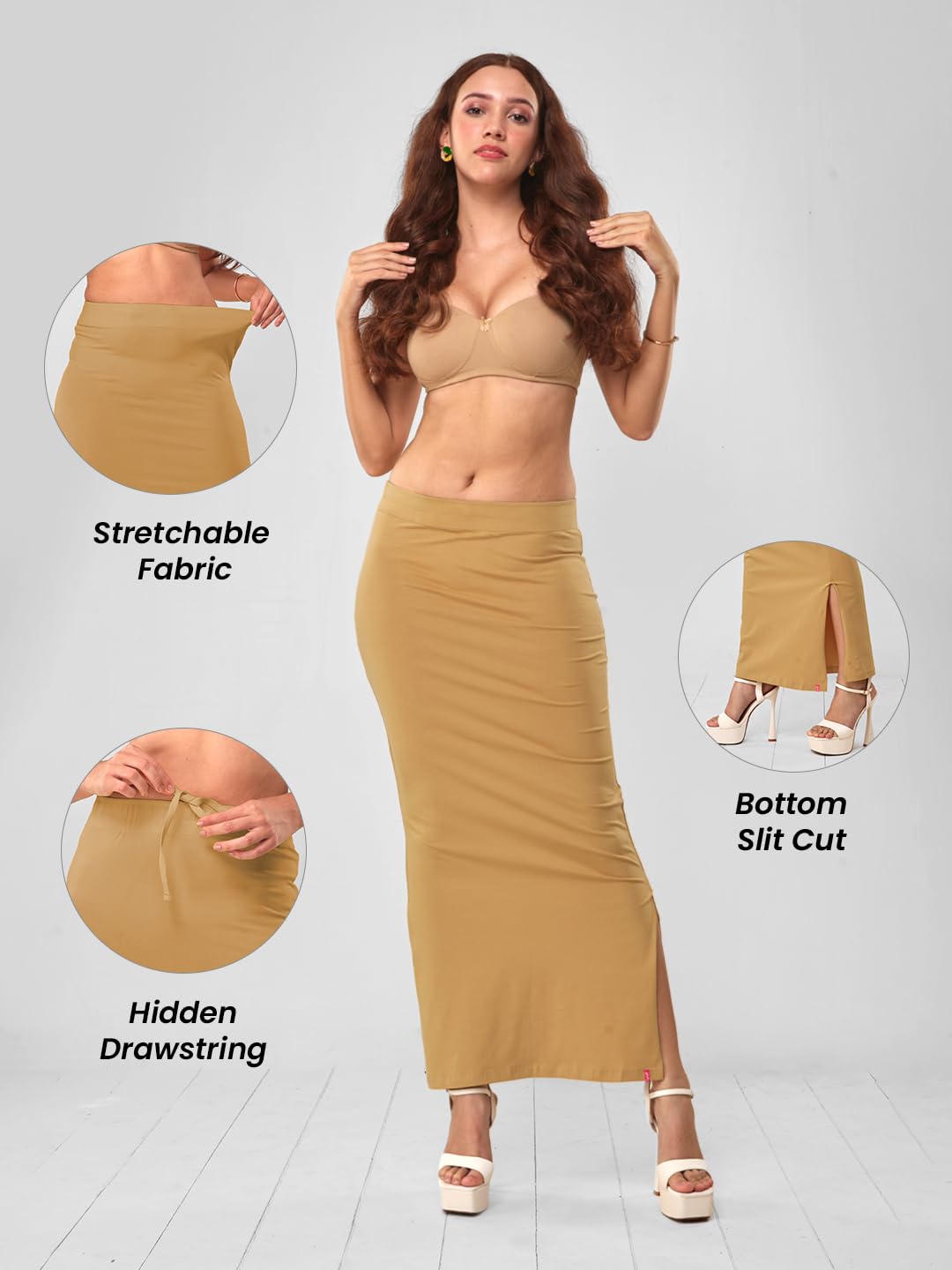 Lyra Women Saree Shaper (Petticoat) 2