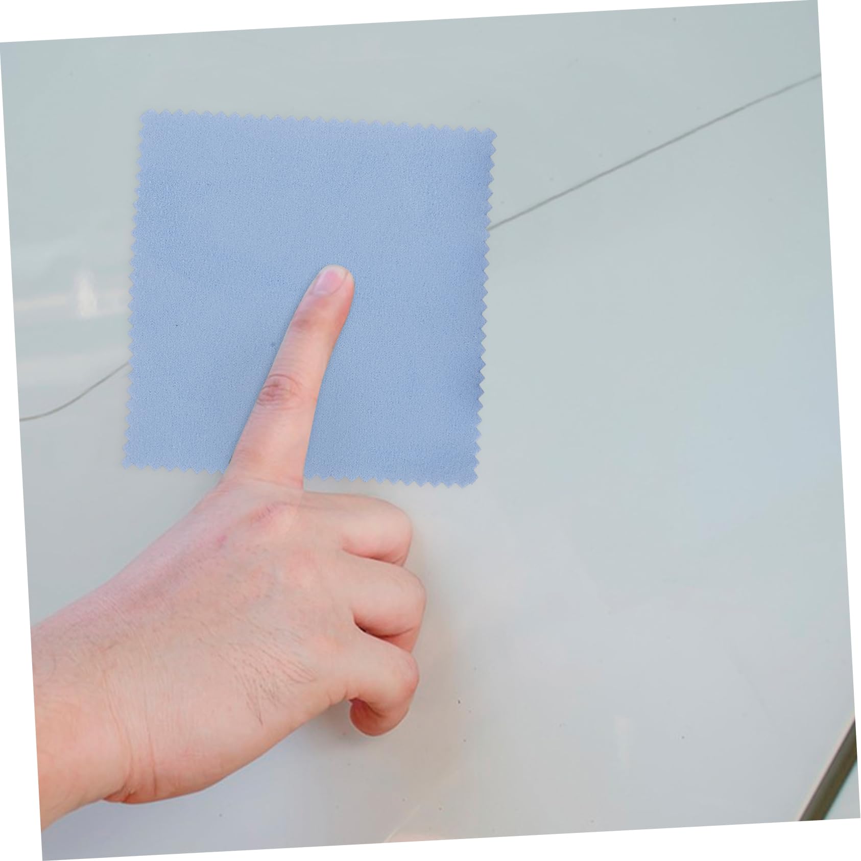 Cabilock 1 Set Automotive Wax Applicator Pad Durable Sponge Cloth for Detailing for Achieving Glossy Finish Car Surfaces Multi Functional Tool for Car Enthusiasts