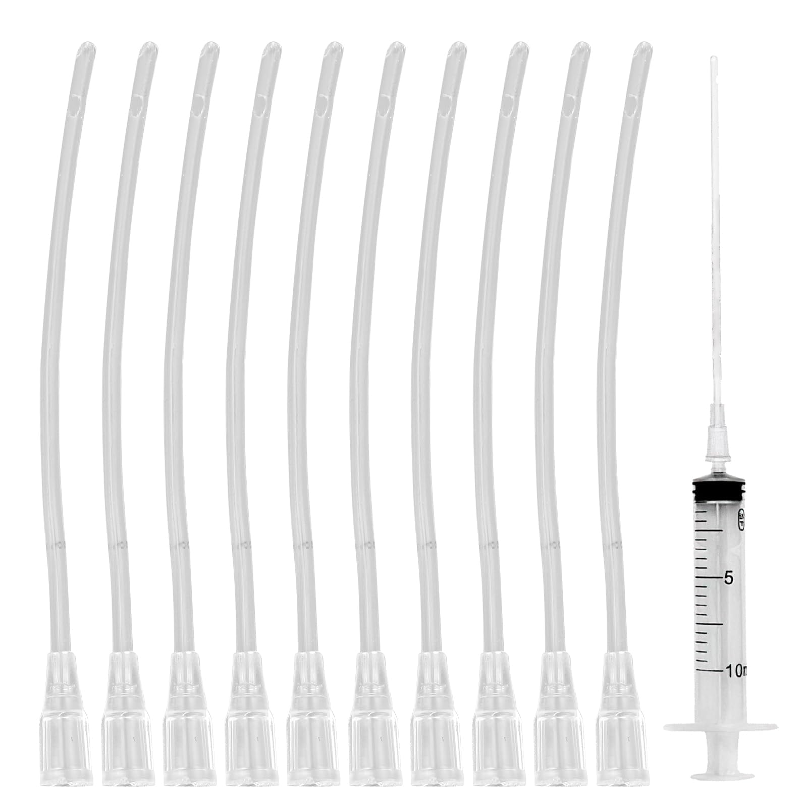 Seringue pour Alimentation de Tortue, Lot de 10 Tubes pour Médicaments Liquides, Bébé Oiseau