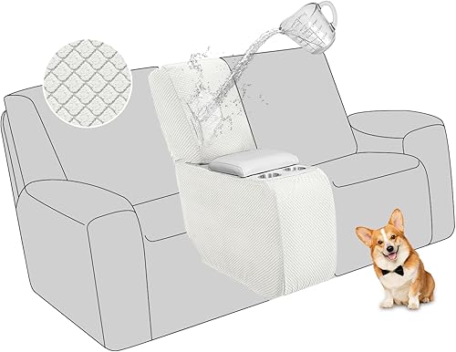 Miniatura 39 de ALIECOM Fundas impermeables para sofá seccional reclinable para sofá seccional reclinable elástico en forma de L, fundas de esquina lavables de
