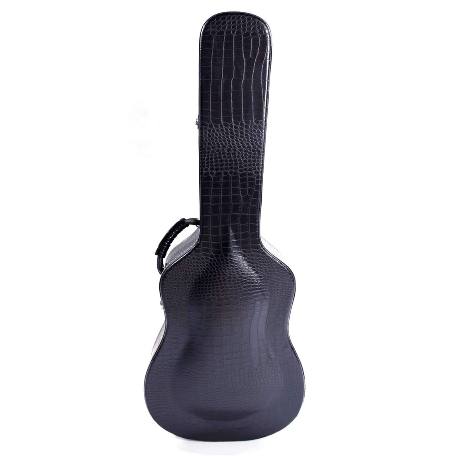 JOEBO Futerał do gitary ludowej 104 cm pasuje do większości gitar akustycznych krokodyl dermatoglif, akustyczny A, Jeden kolor, Jeden rozmiar