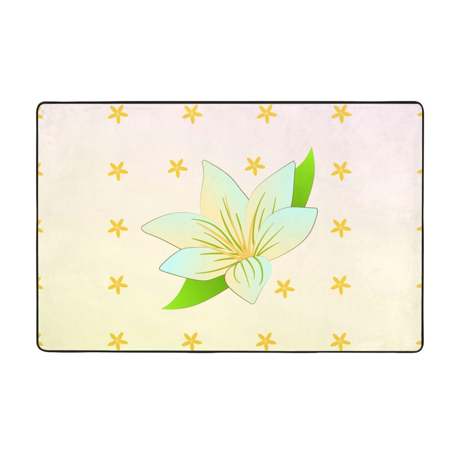 Tapis jonquilles absorbant et doux pour éliminer l'humidité du sol de la douche