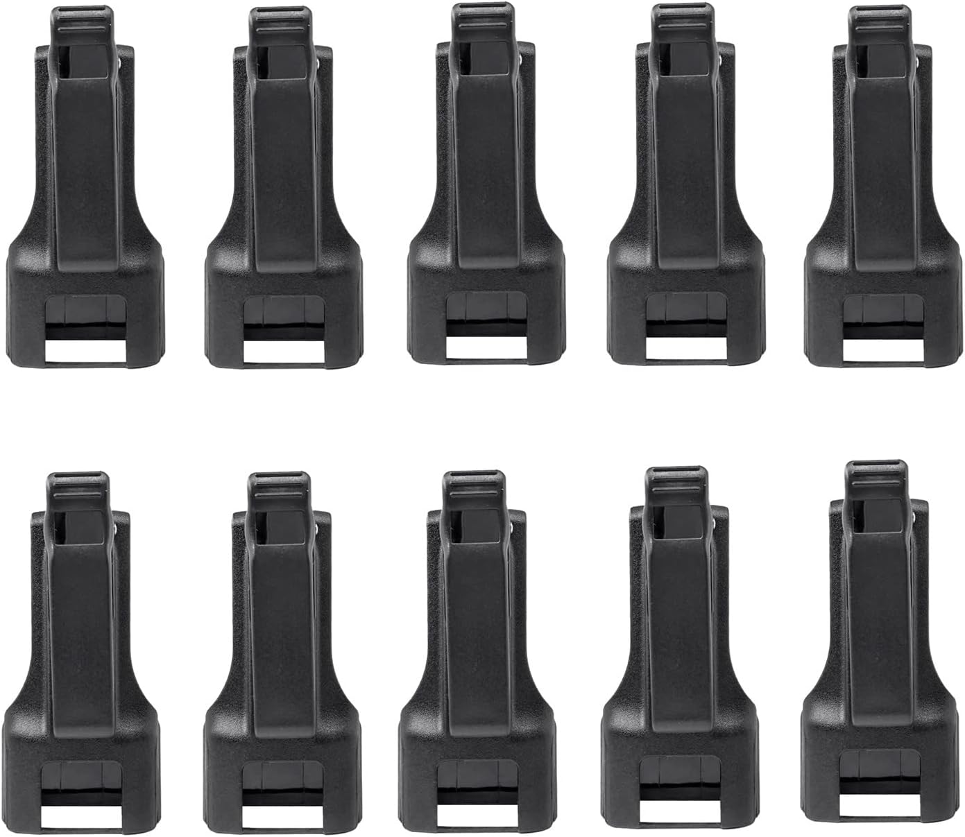 10 Pack HKLN4510 HKLN4510A RM Series Carry Holster Belt Clip Compatible for Radio RMM2050 RMU2040 RMU2043 RMU2080 RMU2080D RMV2080 Black