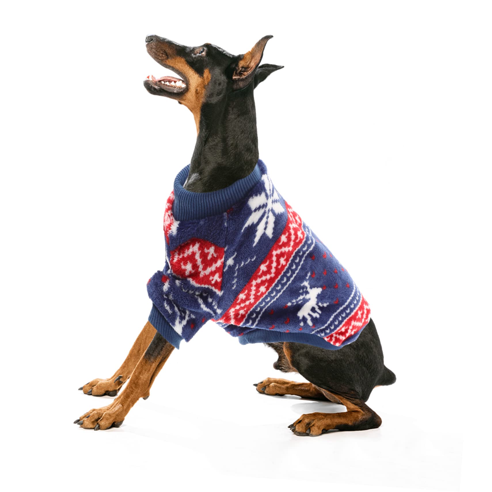 HMJGDHX 5 Pezzi Adorabili Vestiti di Natale per Animali Domestici Costume di Natale per Cani per Feste Abiti Comodi per Cani Abiti Caldi per Occasioni di Vacanza