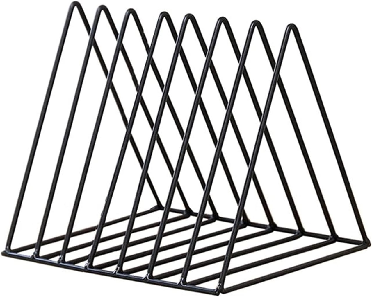 Desk/Paper Organizer Iron LP Record Rack Triangle Book