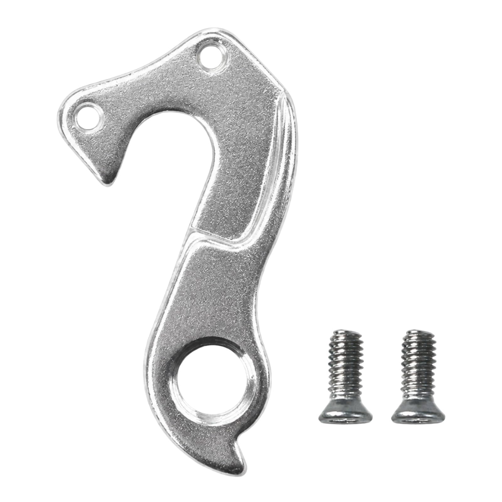 1 Pack Bike Derailleur Hanger, Tail Hook Rear Derailleur Hanger With 2 Screws, Aluminum Alloy Replacement Rear Wheel Mechanical Shift Hook For Mountain Bikes Road Bikes