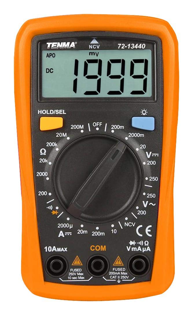 TENMA Handheld Digital Multimeter ( 72-13440), 2000 Count, 3.5 Digit with Non Contact Voltage Detection (B07MBFXWTH) Amazon Price History, Amazon Price Tracker