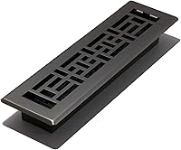 Vista 9 de Decor Grates AJH410-NKL Registro de suelo, 4 x 10 pulgadas, níquel