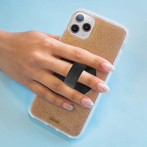 Miniatura 5 de Sonix Agarre magnético para teléfono, agarre de anillo de silicona MagSafe, soporte desmontable para mano, agarre MagSafe suave  Negro mate