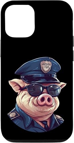 Miniatura 4 de Funda de policía para iPhone 12 mini cerdo