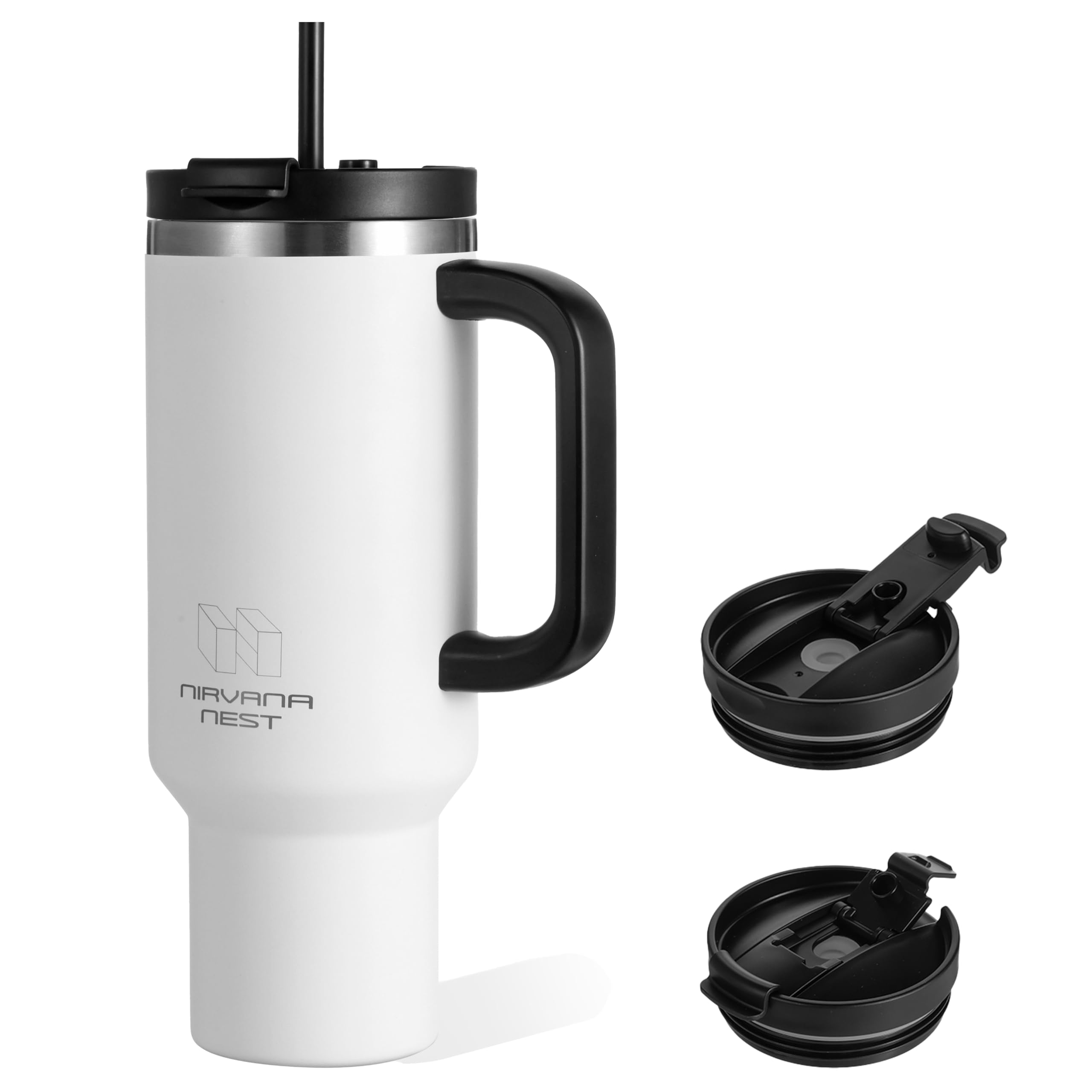 Amazon.com | Nirvana Nest Stainless Steel 40 Oz Tumbler with