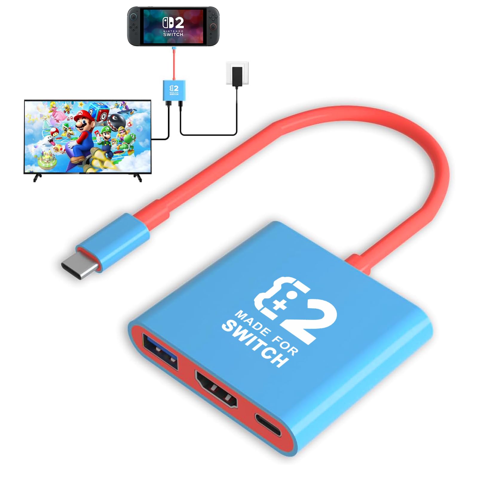 Amazon.com: QIHEBEN Switch 2 Dock, Replacement for Nintendo
