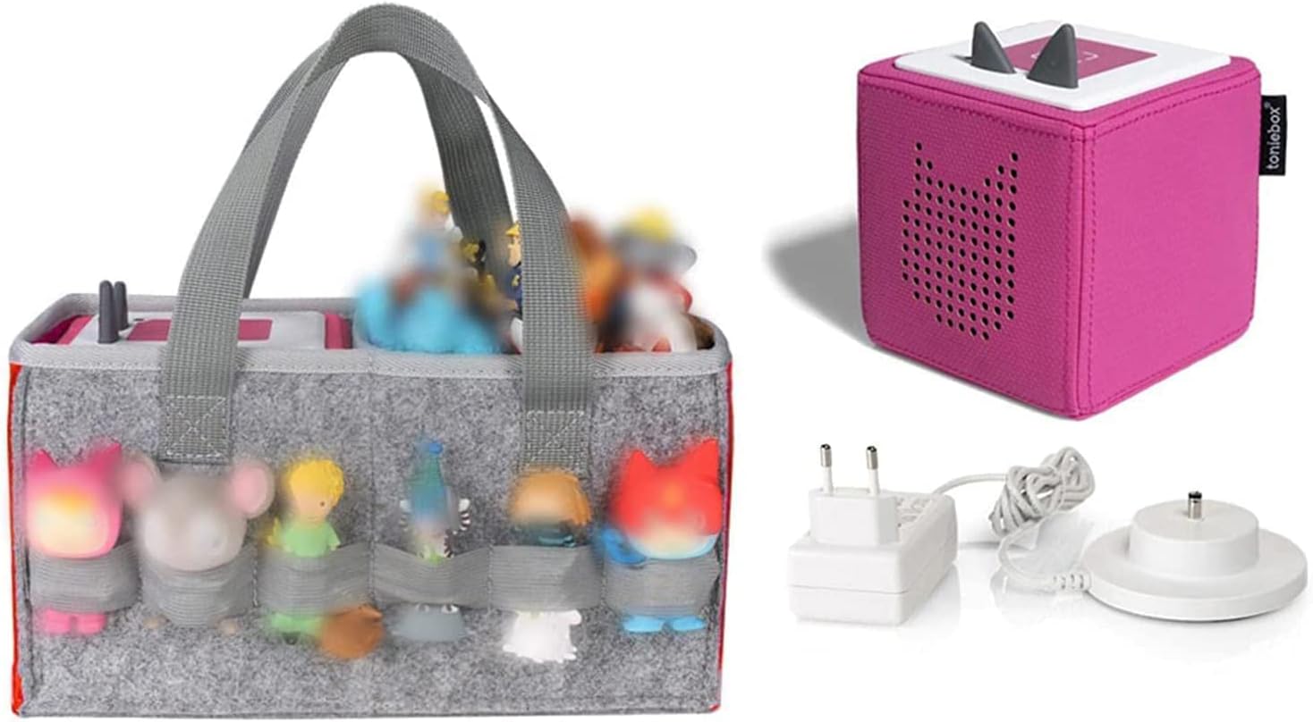 Storage Bag For Tonies Starter Set, Large Capacity Carry Bag With