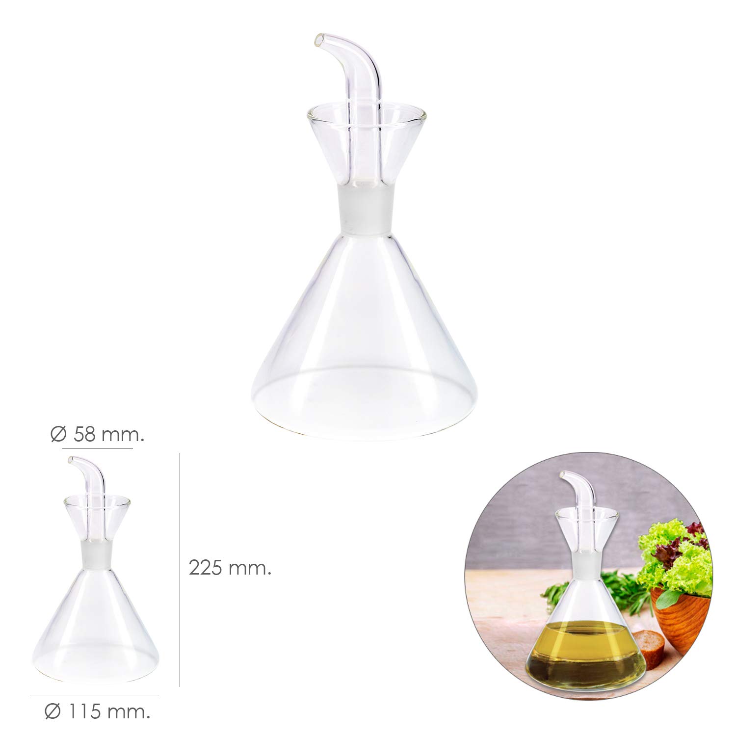 Théière En Verre Borosilicaté à Haute Résistance Thermique. Capacité 1000ml