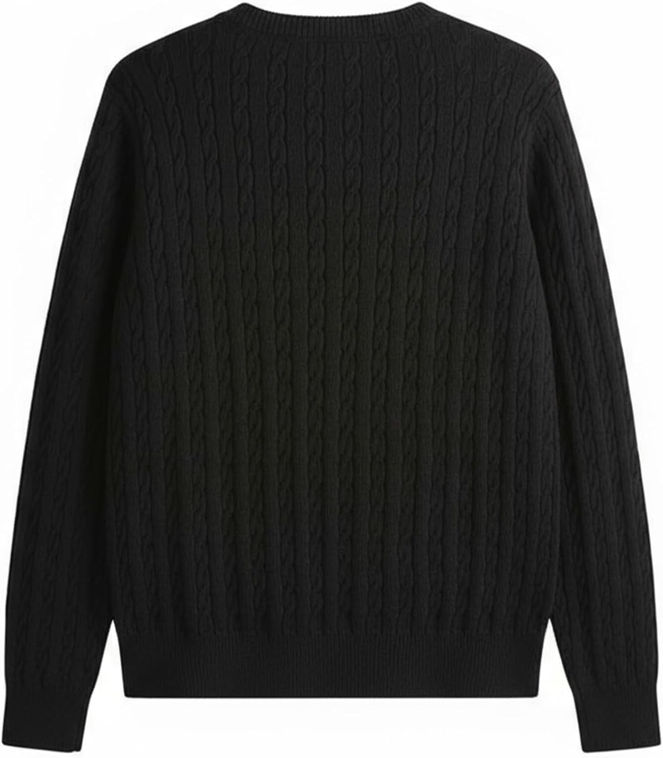 Cardigan Sweaters for Women Chunky Cable Knit Button Down Crewneck Long Sleeve Soft Fall Winter Top - Image 6