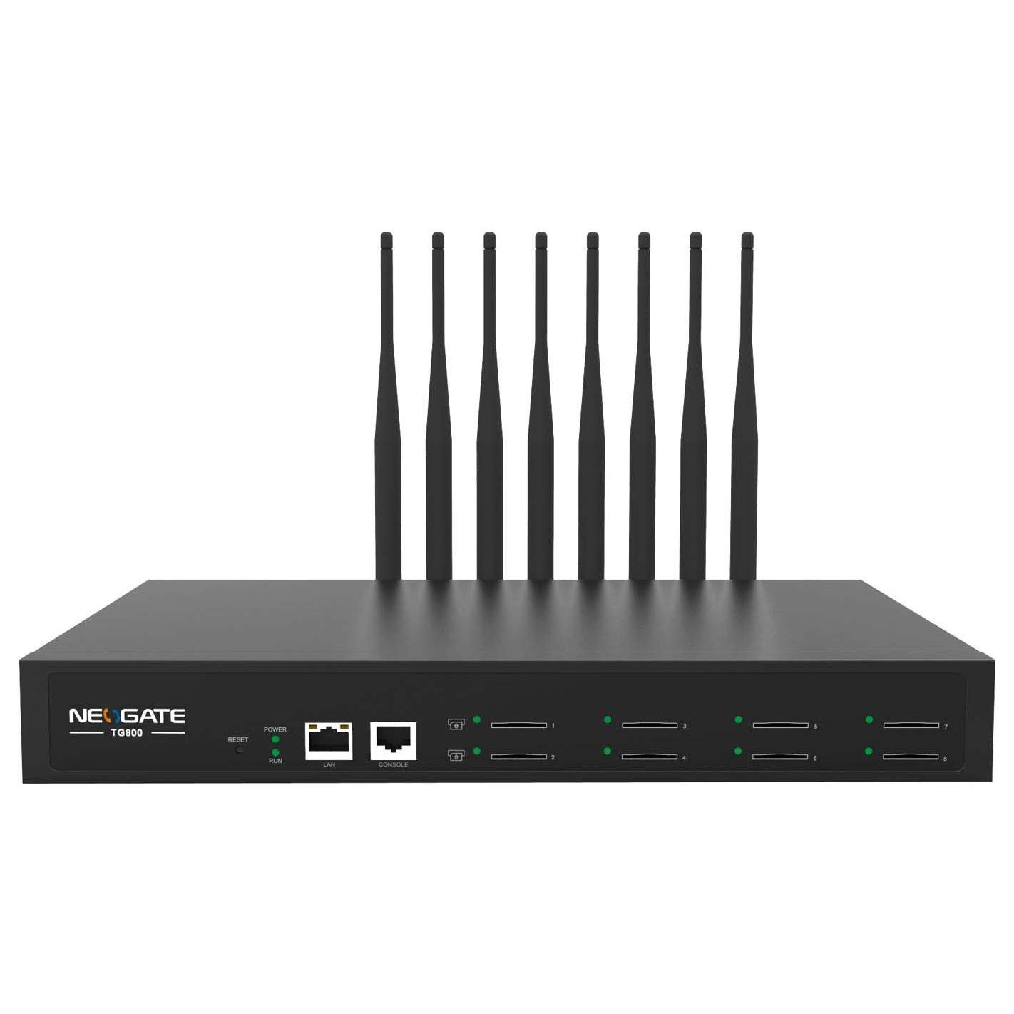 Tiptel Yeastar NeoGate TG800 - VoIP-Gateway - 100Mb LAN - GSM 850/900/1800/1900