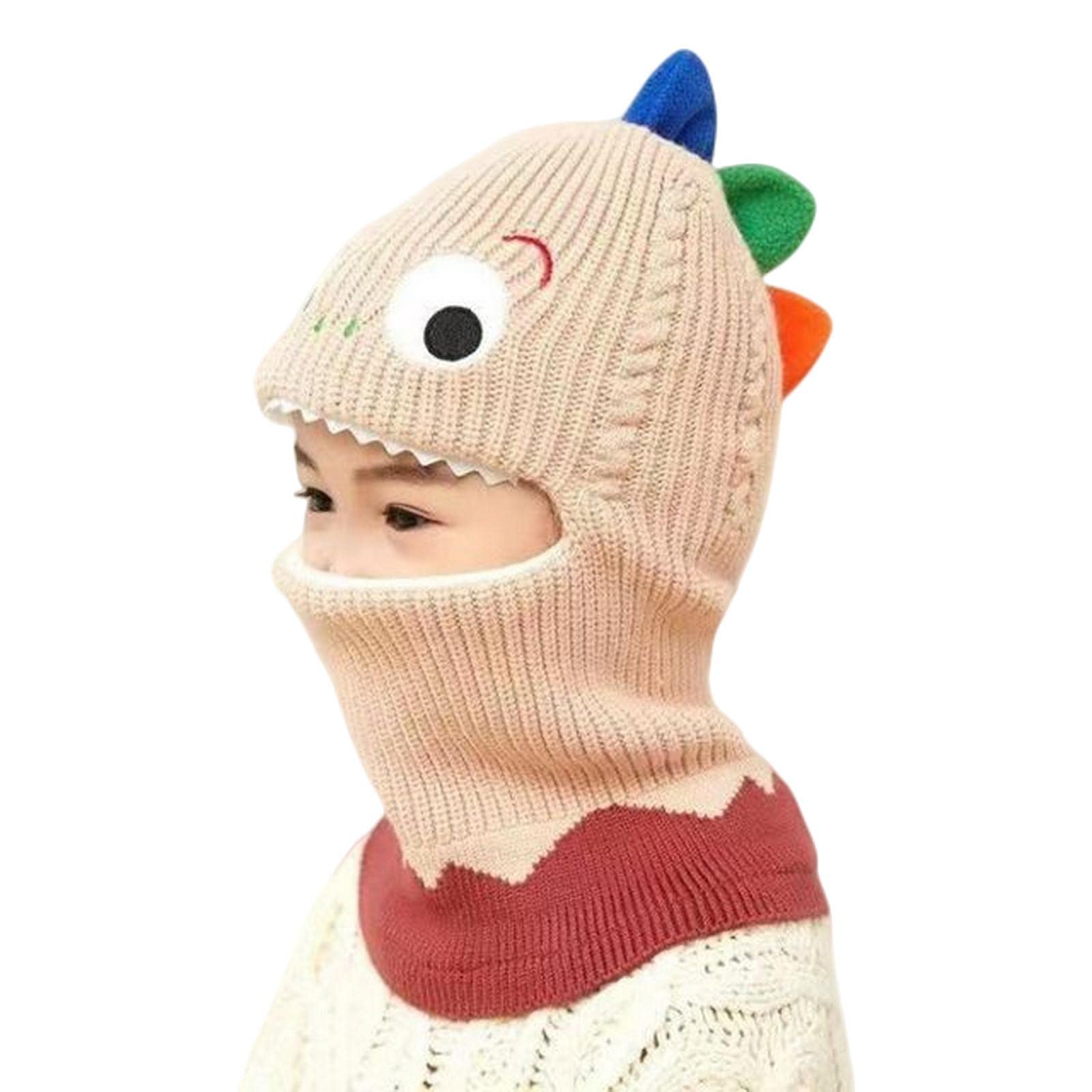 Invierno Niño Gorra Niña Sombrero Infantil Invierno Velvet Bola Capa De Orejas para Niños Autumn Dot Hat Cuello Capítulo Capografía De Fotografía para Niños Y Niñas-Picture,One Size