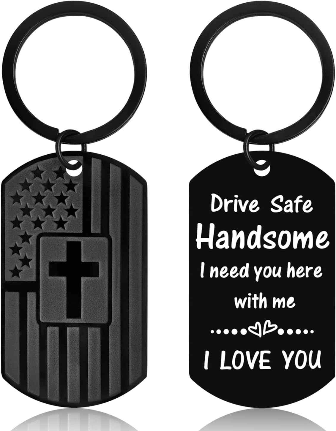 CLINTT Keychain, Funny Stainless Steel Keychain for Couples, Friends