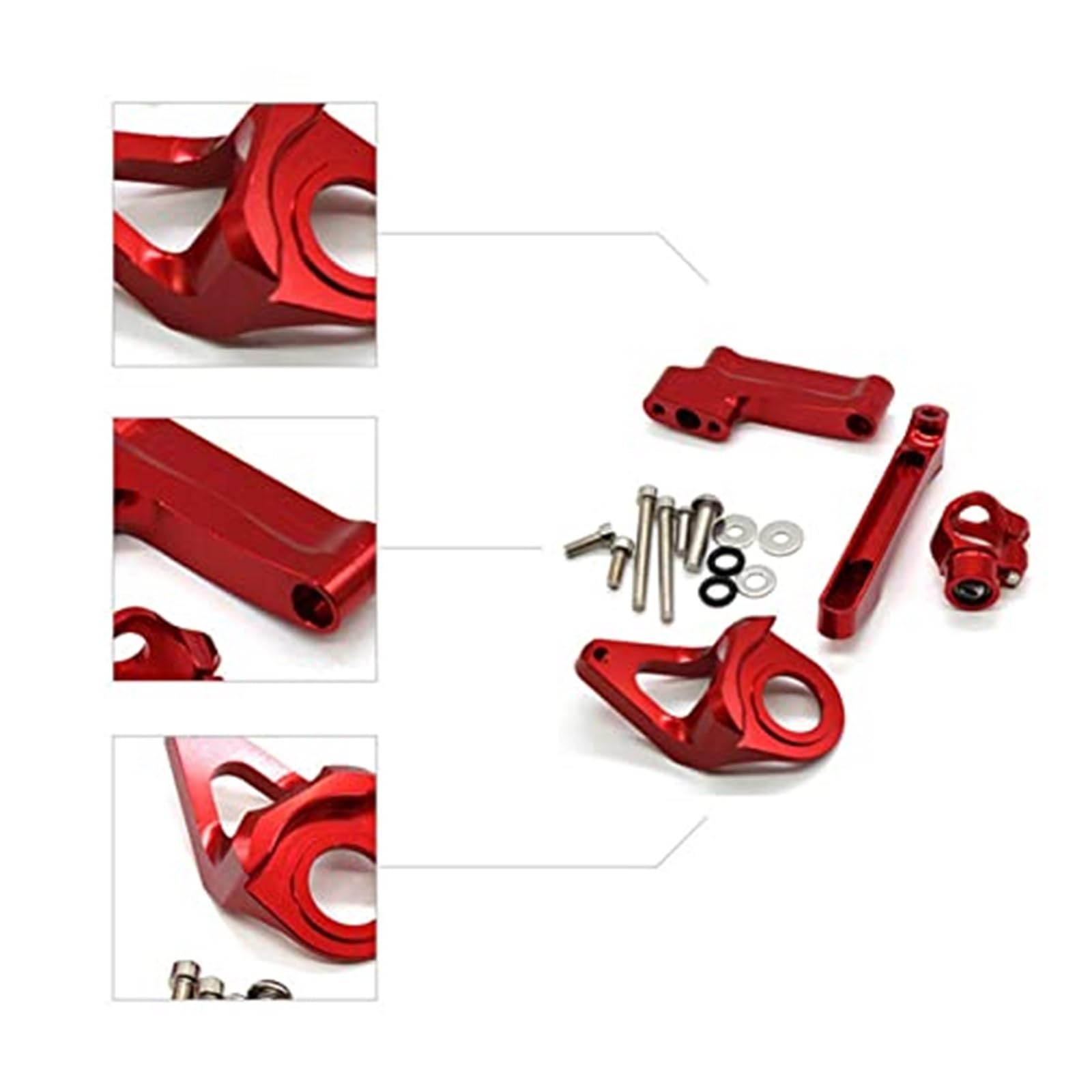 Zestaw wspornika montażowego stabilizatora motocykla CNC, GSX1300R, dla HAYABUSA, GSXR1300 1998-2016/1999/2000 Jednostka sterująca jazdą motocyklem(BLACK 9)