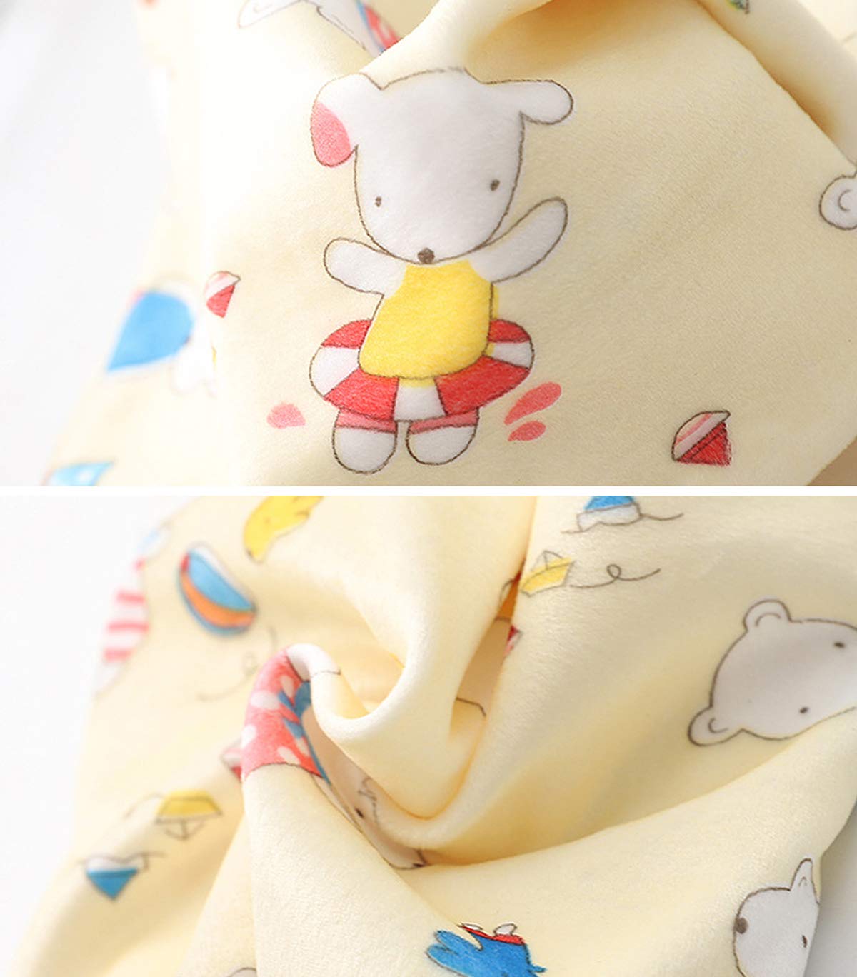 Baby Halstücher Schals Kinder Säuglinge Baumwolle Ultraleichte Wärmer Bequem Schön Cotton Gedruckt Tube Schlauchschal Loop O-Ring Kragen Jungen Mädchen 0-8Jahre/3 Stück (40 * 20cm)