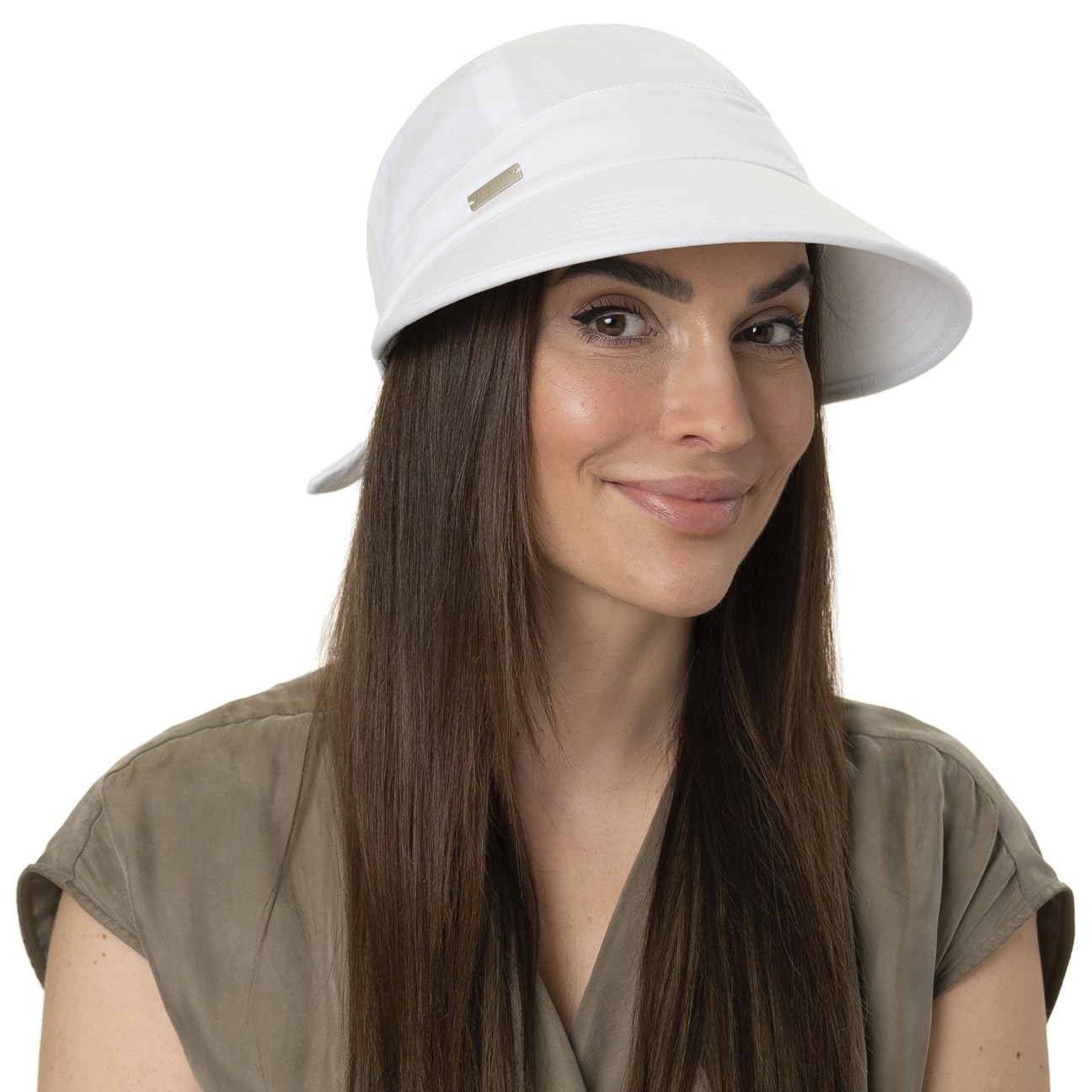 Seeberger Casquette Sunshine Femme - en Coton pour avec Etiquette Visiere Printemps-ete Ete - Taille Unique Rouille