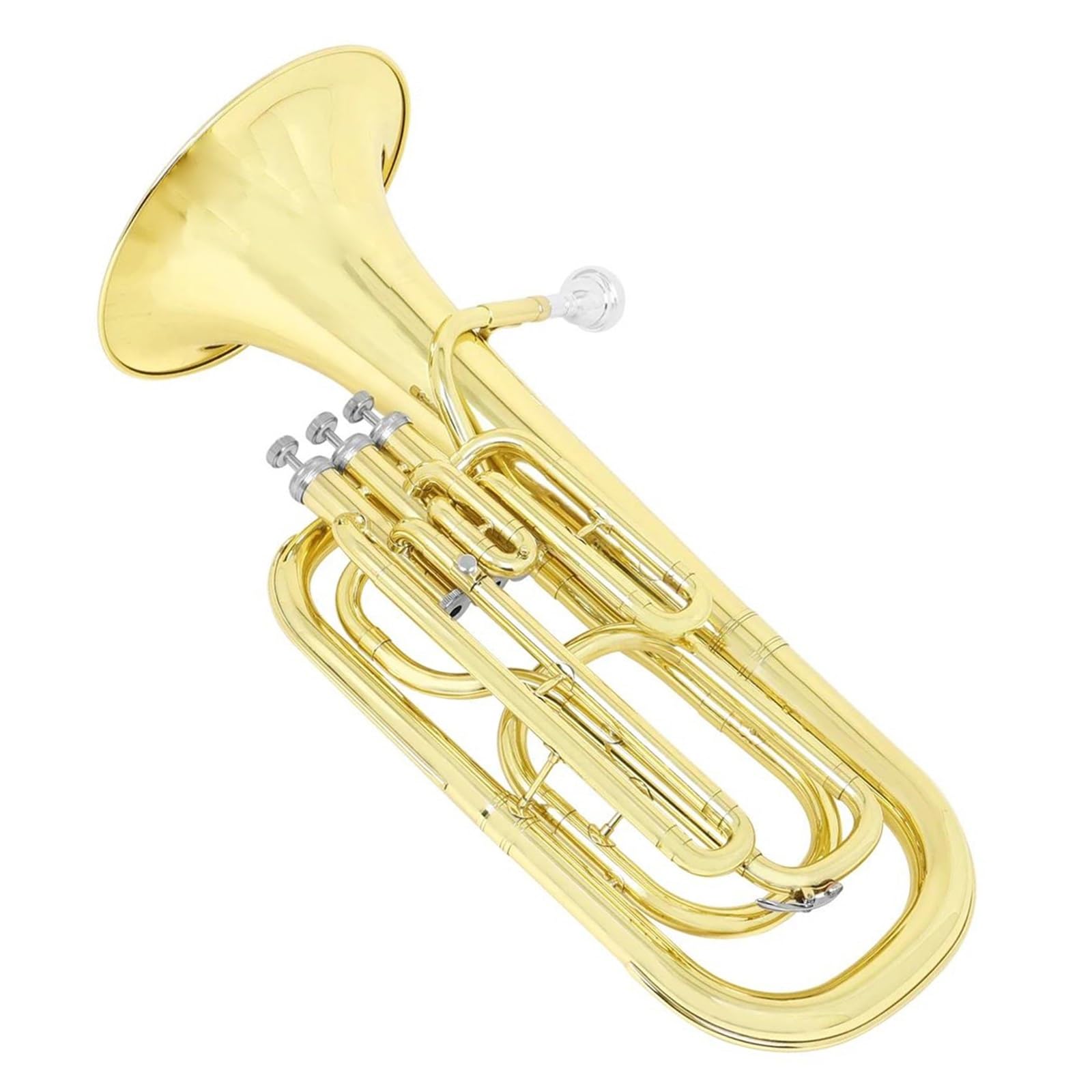 Typ Wydajności Eufonium Bb Euphonium 3 Kluczowe Pionowe Instrumenty Muzyczne Z Mosiężnym Korpusem Tenorowym I Rękawiczkami Barytonowymi