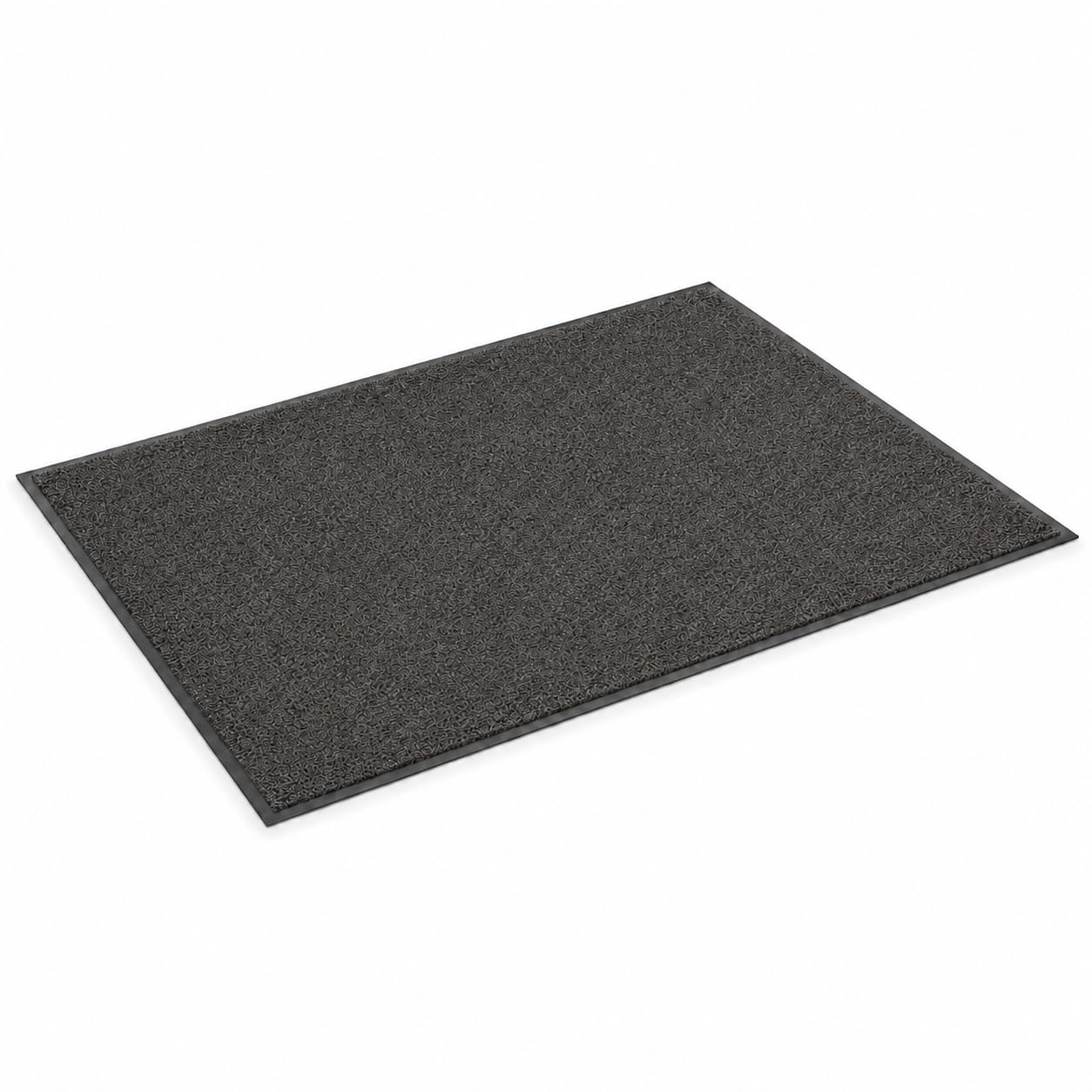 2' x 3' Gray Nylon Rubber-Backed Indoor Entrance Mat by Glownary – 3" x 5" (Rectangular), Fiber Needlepunch, Brown, Model 846lwashgy23