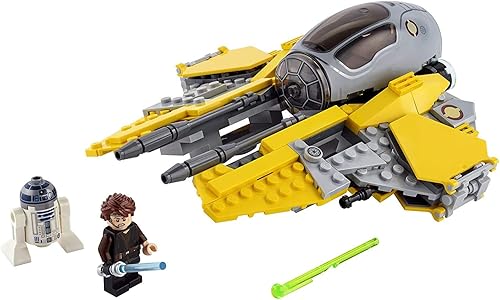 Miniatura 2 de LEGO Star Wars Anakin's Jedi Interceptor 75281 Juguete de construcción para niños, Anakin Skywalker listo para jugar a Star Wars: La venganza de los