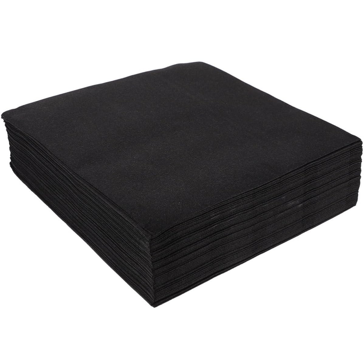 CLISPEED 100 Piezas Servilletas de Papel Gruesas Negras para Fiestas y Banquetes, Diseño Seguro y Elegante, Ideales para Mesas de Hotel y Eventos Obsequios