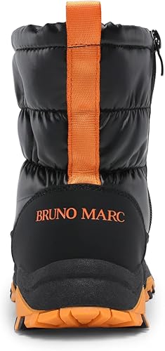 Vista 6 de Bruno Marc Botas de nieve para niños y niñas, botas de invierno impermeables aisladas al aire libre