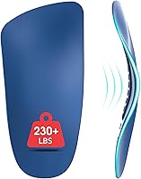 Vista 9 de Plantillas de soporte de arco alto para alivio de la fascitis plantar para mujeres y hombres, plantillas ortopédicas de 3/4 de longitud, plantillas