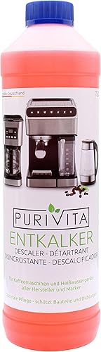 Azacvb Líquido descalcificador 25.4 fl oz universal - cafeteras superautomáticas, 1 botella