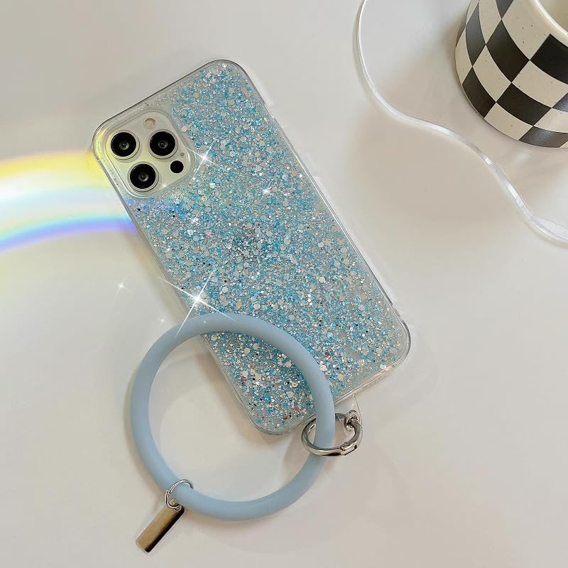 Miniatura 8 de for Samsung Galaxy A32 5G Case Luxury Fashion for Women Girls Design Cute Bling Glitter Soft Slim Protective Silicone Cover with Round Bracelet
