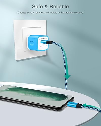 Miniatura 5 de Cargador Android para Samsung Galaxy S24 S23 S22 Ultra S21+ A14 5G iPhone 15 Pro Max 15Pro 15 Plus, Google Pixel 8 7 Pro 6 6a 5 USB C Bloque de