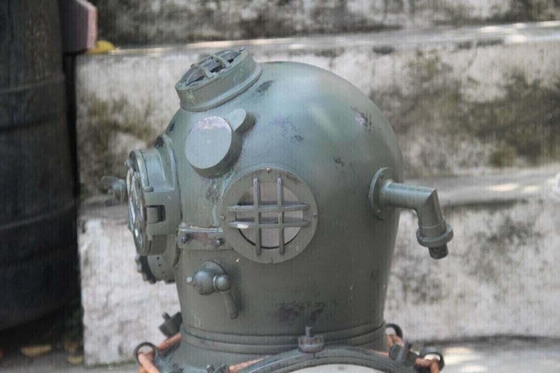 Generic Heavy US Navy Diving Divers Antique Helmet Antique Mark V Marine Scuba Divers, As shown in image
