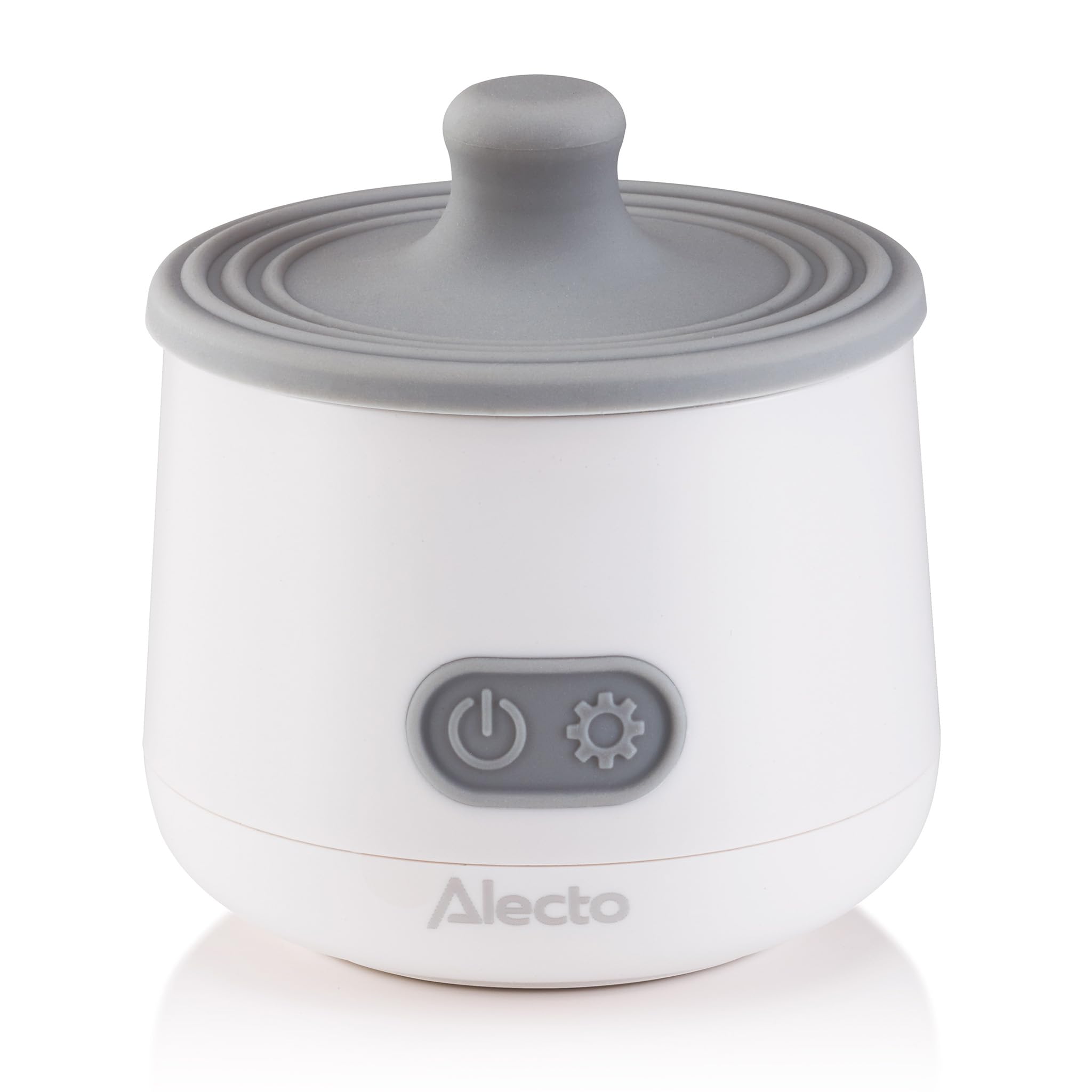 Alecto BW1000 Chauffe-biberon portable pour les déplacements et les stimulations, convient à presque tous les biberons – Blanc