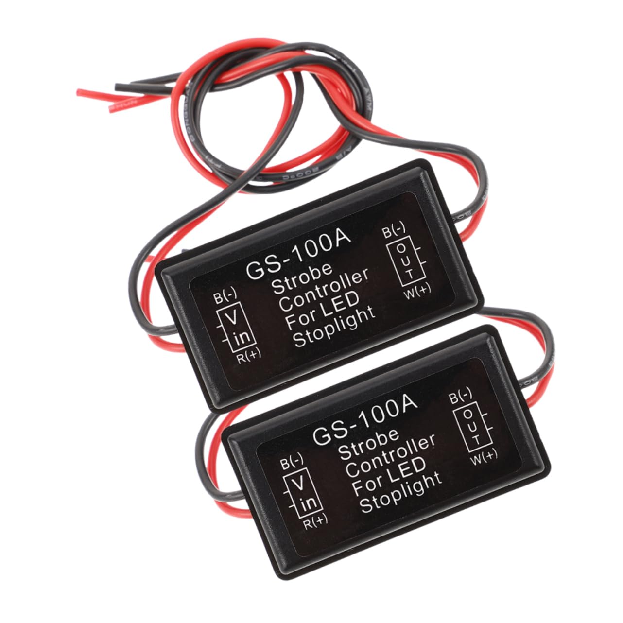 HAPINARY 2pcs Led Brake Light Module Motorcycle Strobe Controller for Enhanced Visibility and Safety Easy to Install Fit for Cars and Motorcycles
